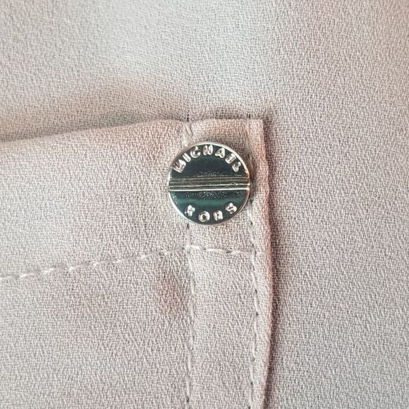 Michael Kors | Long Sleeve | Tan | Zip Front | Blouse with Pockets | NWOT | Sm - Picture 9 of 11